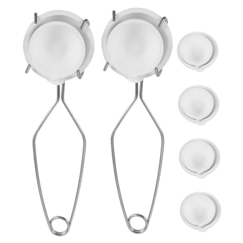 HEALSOPTHY Quartz und Stahl Schmelzset Teilig Hitzebeständige Metallschmelzschüsseln und Tiegel mit Ergonomischen Zangen Korrosionsbeständig Langlebig für Gold und Silberschmelzen HEALSOPTHY Quartz und Stahl Schmelzset Teilig Hitzebeständige Metallschmelzschüsseln und Tiegel mit Ergonomischen Zangen Korrosionsbeständig Langlebig für Gold und Silberschmelzen von HEALSOPTHY