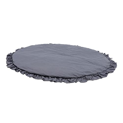 HEALSOPTHY Runde Krabbeldecke aus Strapazierfähigem Material Weiche Spielmatte für Kleinkinder Gepolsterte Krabbelmatte und Teppich für Junge Mädchen Krabbeln Komfortable Bodenschutzmatte von HEALSOPTHY