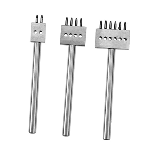 HEALSOPTHY Rundlochmeißel-Set Aus Hochwertigem Stahlmaterial DIY-zinken Für Lederhandwerk Locher-kit Zum Stanzen Von Runden Löchern Für Uhrenarmbänder HEALSOPTHY Rundlochmeißel-Set Aus Hochwertigem Stahlmaterial DIY-zinken Für Lederhandwerk Locher-kit Zum Stanzen Von Runden Löchern Für Uhrenarmbänder von HEALSOPTHY