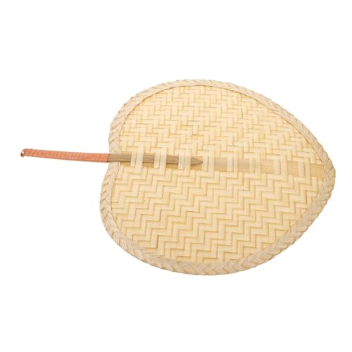 HEALSOPTHY Rustikaler Chinesischer Handfächer Sommerlicher Gewebter Manueller Lüfter Handheld Fan für Kühle Tage und Dekorative Nutzung von HEALSOPTHY