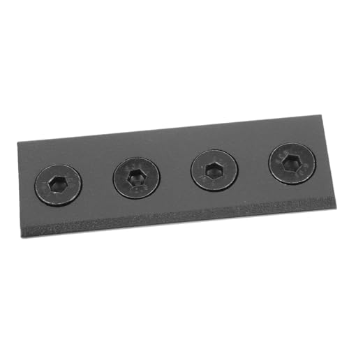 HEALSOPTHY Schwarzer Metall schiebetür verbinder Robustes Barn Door Hardware Verbindungsteil Langlebiger Stabiler Schiebetür adapter für Scheunentore Einfache Montage Schwerlastfähig von HEALSOPTHY