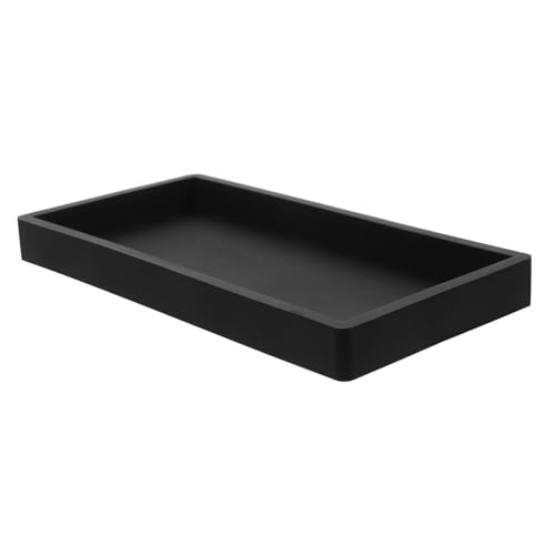 HEALSOPTHY Silikon Badezimmer Tablett Organizer Tray für Kosmetik Schmuck Seife Schminktisch Aufbewahrung rutschfest Langlebig für Badezimmer Waschtisch und Schlafzimmer von HEALSOPTHY