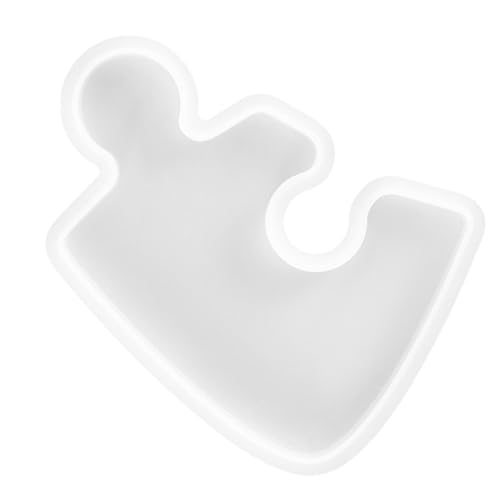 HEALSOPTHY Silikon Epoxidharz Gießform Puzzle Untersetzerform DIY Cup Mat Silikonform Wiederverwendbar Flexibel Langlebig für Basteln und Dekoration von HEALSOPTHY