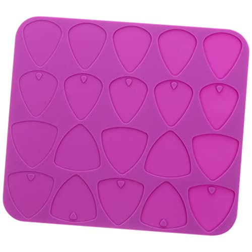 HEALSOPTHY Silikon Gitarren Pick Form Epoxidharz Gießform für DIY Projekte Wiederverwendbare Flexible und Langlebige Silikonformen für Kreative Bastelarbeiten Einfach zu Reinigen für Musiker von HEALSOPTHY