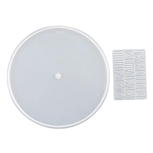 HEALSOPTHY Silikon Uhr Gießform mit Römischen Ziffern Flexible DIY Resin Uhr Form für Wanddeko Selbstklebend Antihaftbeschichtet Vielseitig Nutzbar für Kreative Kunstprojekte und HEALSOPTHY Silikon Uhr Gießform mit Römischen Ziffern Flexible DIY Resin Uhr Form für Wanddeko Selbstklebend Antihaftbeschichtet Vielseitig Nutzbar für Kreative Kunstprojekte und von HEALSOPTHY