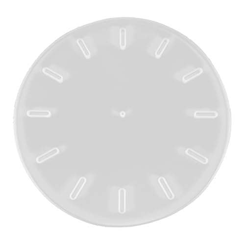 HEALSOPTHY Silikon Uhrform für Epoxidharz DIY Uhr Silikonform mit Hoher Reißfestigkeit Elastisch Glatte Oberfläche zum Einfachen Entformen für Wanduhren und Bastelprojekte von HEALSOPTHY