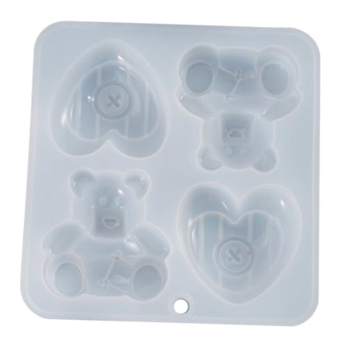 HEALSOPTHY Silikonform Bär Herz DIY Backform Flexibel Transparent Einfach zu Reinigen für Fondant Schokolade Kuchen Dekoration Basteln HEALSOPTHY Silikonform Bär Herz DIY Backform Flexibel Transparent Einfach zu Reinigen für Fondant Schokolade Kuchen Dekoration Basteln von HEALSOPTHY