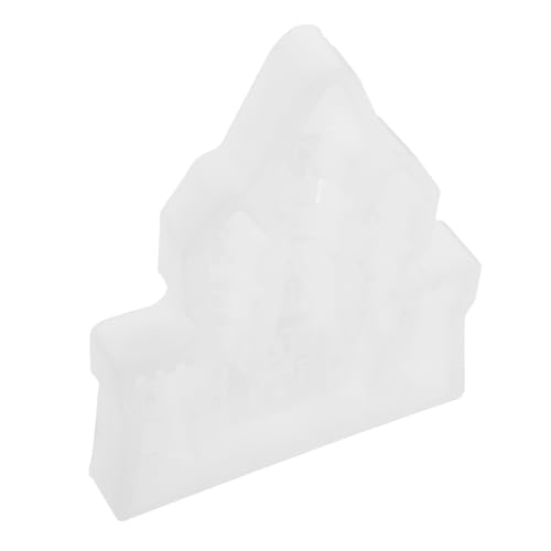HEALSOPTHY Silikonform DIY Gießform Schloss Flexibel Langlebig Wiederverwendbar für Epoxidharz Schmuckherstellung Basteln Kreative Formen Gießen Zubehör von HEALSOPTHY