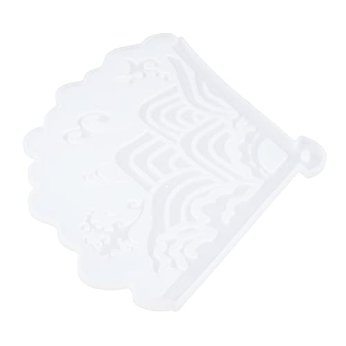 HEALSOPTHY Silikonform Fächer Diy Gussform Chinesischer Stil Silikonform für Harz Basteln Flexibel Transparent Dekorationswerkzeug von HEALSOPTHY