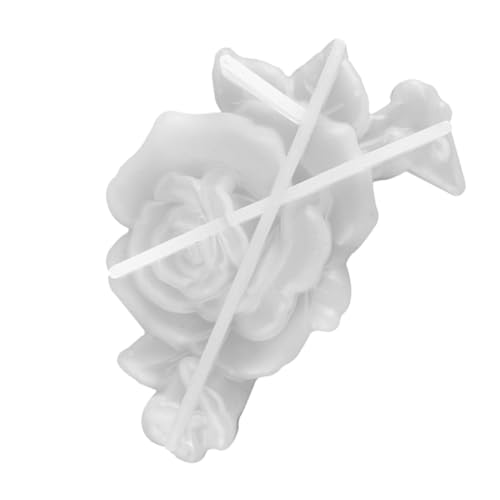HEALSOPTHY Silikonform Gießform Epoxidharz DIY Ornamentform Wiederverwendbar Non Stick Leicht zu Entformen für Individuelle Rosenblüten Dekoration Valentinstag von HEALSOPTHY