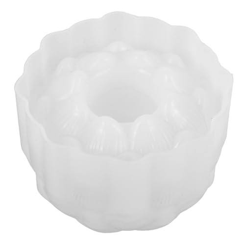 HEALSOPTHY Silikonform Lotusblüte Kerzenhalter Gießform für DIY Teelicht Halterung Langlebig Flexibel Wiederverwendbar Dekorativ für Zuhause und Geschenkgestaltung von HEALSOPTHY