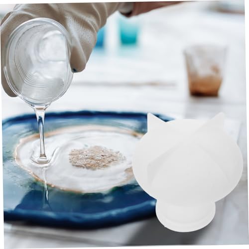 HEALSOPTHY Silikonform Pilz Kerzenform Flexibel Langlebig für DIY Duftkerzen Seifen Eiswürfel Gießform Wiederverwendbar Multifunktional für Kleine Dessertkegel und Handarbeiten von HEALSOPTHY