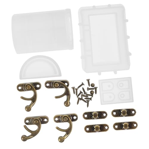 HEALSOPTHY Silikonform Schatztruhe Teilig mit Hoher Elastizität und Reißfester Stärke DIY Epoxidharz Gießform für Schmuckaufbewahrung Glatte Oberfläche Einfach zu Entformen Geschenkidee für von HEALSOPTHY