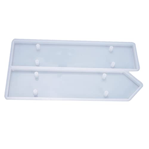 HEALSOPTHY Silikonform Türschild DIY Epoxidharz Gießform für Wanddekoration Flexible Transparente Resin Form für Türschilder Einfach zu Entformen und Reinigen von HEALSOPTHY
