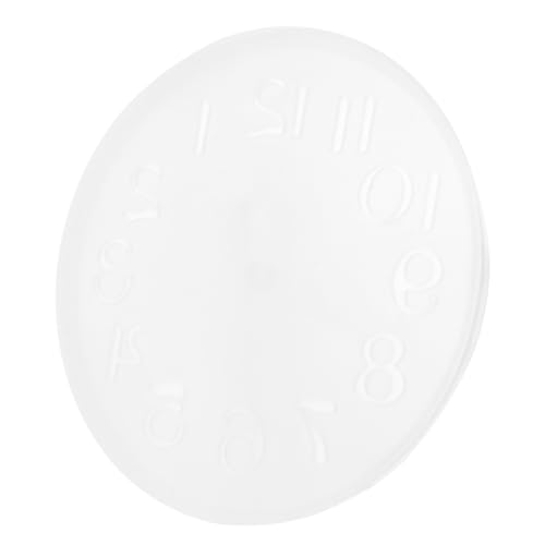 HEALSOPTHY Silikonform Uhr DIY Flexible Langlebige Silikonform für Kristall Epoxidharz Uhr Basteln Arabische Ziffern Große DIY Uhrform für Kreative Handwerksprojekte von HEALSOPTHY