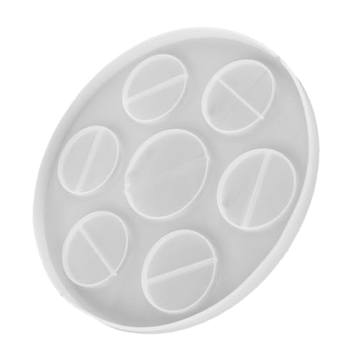 HEALSOPTHY Silikonform Weinregal Gießform DIY Epoxidharz Tray Casting Mold Silikon Weinhalter Form für Kreative Weinglas Tablett Herstellung Langlebig Praktisch von HEALSOPTHY