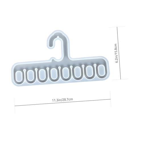 HEALSOPTHY Silikonform für DIY Kleiderbügel Herstellung Flexible Transparente Silikonform Fach Hängemodell Leichte Tragbare Bastelform für Kreative Kleidungshalter Einfach zu Reinigen von HEALSOPTHY