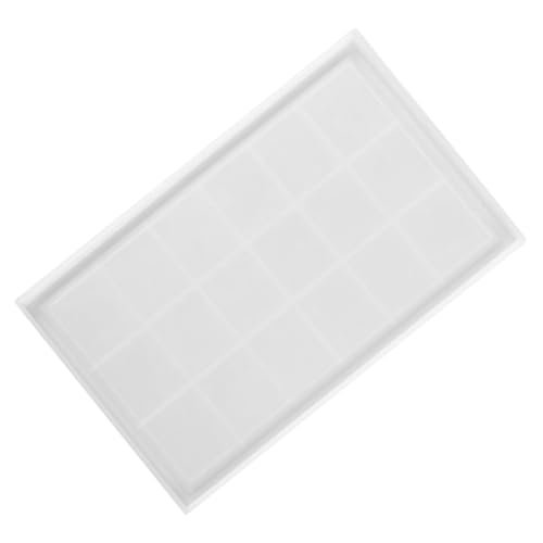 HEALSOPTHY Silikonform für DIY Untersetzer Rechteckig Langlebig Sicher Einfach zu Reinigen für Epoxidharz Gießform Tischdeko Geschenkideen von HEALSOPTHY