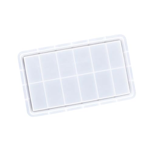 HEALSOPTHY Silikonform für Gießformen Mittleres Rechteckiges Tablett mit Kante nicht Haftend Leicht zu Reinigen für Epoxidharz Kristallharz Obst Teetabletts Kreative DIY Bastelprojekte HEALSOPTHY Silikonform für Gießformen Mittleres Rechteckiges Tablett mit Kante nicht Haftend Leicht zu Reinigen für Epoxidharz Kristallharz Obst Teetabletts Kreative DIY Bastelprojekte von HEALSOPTHY