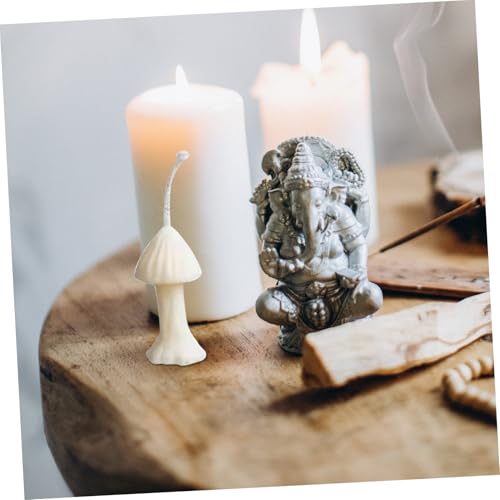 HEALSOPTHY Silikonform für Kerzenherstellung Pilzform Originelles DIY Kerzen Gießen Einfach zu Verwenden für Heimdekoration und Geschenkideen von HEALSOPTHY