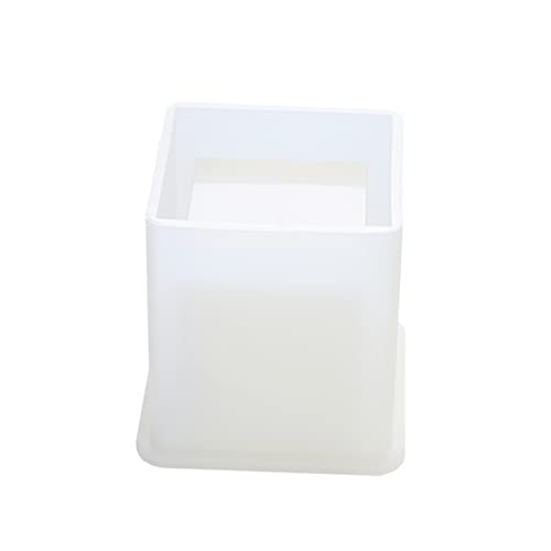 HEALSOPTHY Silikonform für Stifthalter Quadratische Gießform für DIY Epoxidharz Fondant Kuchen und Bastelarbeiten Lebensmittelechtes Silikon Einfach zu Reinigen Hitzebeständig für Kreative von HEALSOPTHY