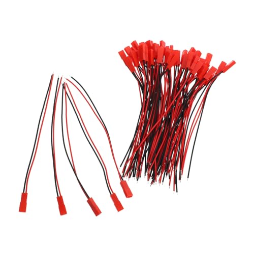 HEALSOPTHY Terminalstecker Kabel Stecker Männlich Weiblich PVC Isolierung Langlebig Flexibel für DIY Elektronik und Batterieverbindungen von HEALSOPTHY