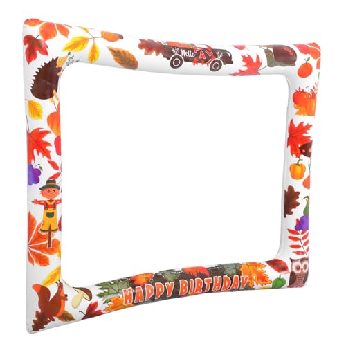 HEALSOPTHY Thanksgiving Aufblasbarer Selfie-Rahmen aus PVC Herbstliches Fotorequisit für Partydekoration Schnell Aufblasbar Sicher für Erwachsene für Erntedankfest und Herbstfeiern HEALSOPTHY Thanksgiving Aufblasbarer Selfie-Rahmen aus PVC Herbstliches Fotorequisit für Partydekoration Schnell Aufblasbar Sicher für Erwachsene für Erntedankfest und Herbstfeiern von HEALSOPTHY