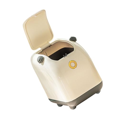 HEALSOPTHY Tischmülleimer mit Deckel Eleganter Abfalleimer für Büro Wohnzimmer und Schlafzimmer Pflegeleicht und Stilvoller Müllbehälter für Einen Ordentlichen Arbeitsplatz HEALSOPTHY Tischmülleimer mit Deckel Eleganter Abfalleimer für Büro Wohnzimmer und Schlafzimmer Pflegeleicht und Stilvoller Müllbehälter für Einen Ordentlichen Arbeitsplatz von HEALSOPTHY