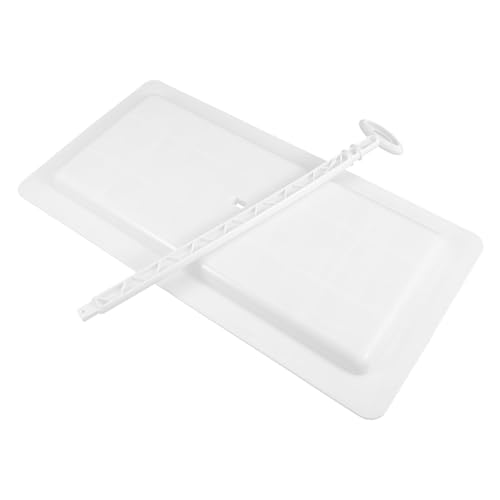 HEALSOPTHY Toilettensitz Ersatzdeckel aus Robustem Abs Rutschfeste Wc Abdeckung mit Geruchsschutz Stabile Verformungsbeständige Squat Toilet Lid für Badezimmer Einsetzbar von HEALSOPTHY