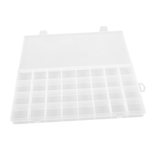 HEALSOPTHY Transparente Kunststoff Aufbewahrungsbox Für Schmuck Und Bastelbedarf Robuste Sortierbox Mit Fächern Feuchtigkeitsbeständig HEALSOPTHY Transparente Kunststoff Aufbewahrungsbox Für Schmuck Und Bastelbedarf Robuste Sortierbox Mit Fächern Feuchtigkeitsbeständig von HEALSOPTHY