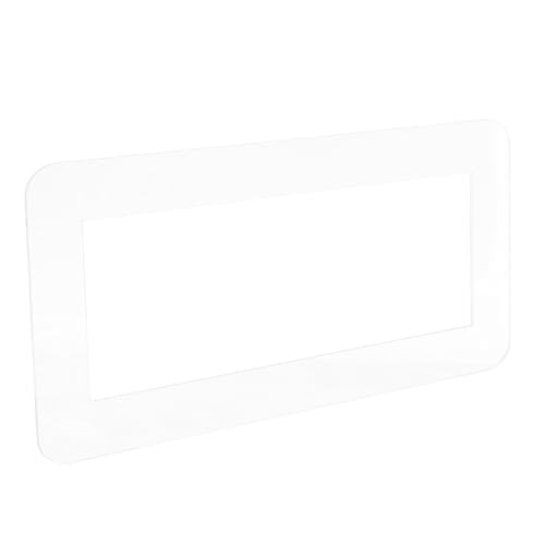 HEALSOPTHY Transparente Selbstklebende Fach Schalterabdeckung aus Acryl Wasserdichter Lichtschalter und Steckdosenschutz Kratzfest Installieren für Feuchträume und Wände von HEALSOPTHY