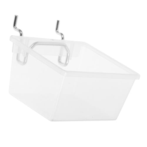 HEALSOPTHY Transparente Verstärkte Pegboard Aufbewahrungsbox aus PP Antistatisch mit Halterung Robuste Teilebox für Schrauben Werkstatt Garage Praktisches Pegboard Zubehör zur Sortierten von HEALSOPTHY