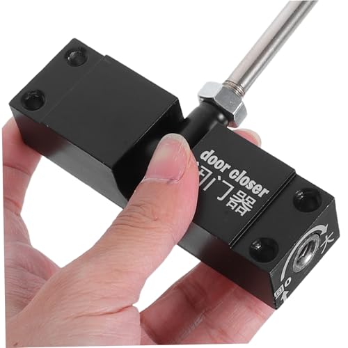 HEALSOPTHY Türschließer Aluminiumlegierung Selbstschließend mit Dual-feder-mechanismus Einstellbarer Türschließer für Zimmertüren Leiser Lauf Robustes Sicherheits-türschloss für Wohn von HEALSOPTHY