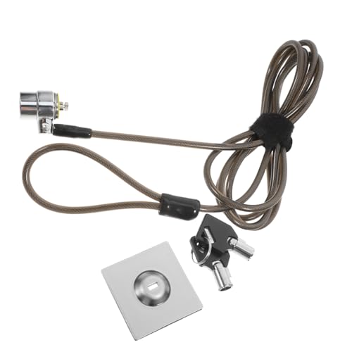 HEALSOPTHY Verstärktes Stahlkabel Laptop Schloss mit Bügelschnalle Sicherheitsschloss für Notebook Desktop Monitor und Projektor Diebstahlschutz für Büro und Zuhause HEALSOPTHY Verstärktes Stahlkabel Laptop Schloss mit Bügelschnalle Sicherheitsschloss für Notebook Desktop Monitor und Projektor Diebstahlschutz für Büro und Zuhause von HEALSOPTHY