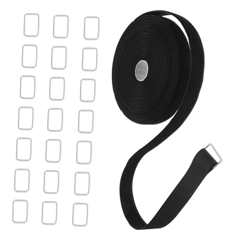 HEALSOPTHY Verstellbare Klettkabelbinder mit Schnalle Schwarz Wiederverwendbar Kabel Organizer für Büro und Zuhause Kabelmanagement Flexibel und Platzsparend HEALSOPTHY Verstellbare Klettkabelbinder mit Schnalle Schwarz Wiederverwendbar Kabel Organizer für Büro und Zuhause Kabelmanagement Flexibel und Platzsparend von HEALSOPTHY