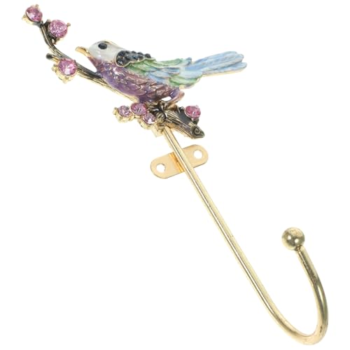 HEALSOPTHY Vintage Vogel Wandhaken Metall Retro Garderobenhaken für Schlüssel Mäntel Handtücher Robust und Platzsparend für Haushalt Badezimmer Eingangsbereich von HEALSOPTHY