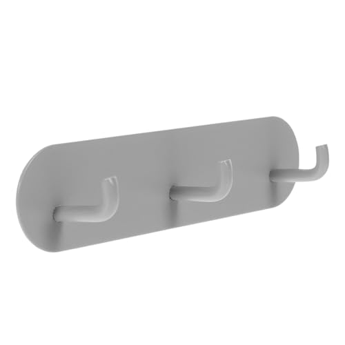 HEALSOPTHY Wandhaken aus Stabilem Metall Selbstklebend Hakenleiste für Schlüssel Mantel Handtuch Vielseitig Einsetzbar ohne Bohren für Flur Bad Küche Platzsparend und Langlebig von HEALSOPTHY