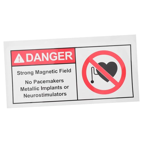 HEALSOPTHY Warnaufkleber Stark Haftend Magnetisches Warnschild für Starke Magnetfelder Selbstklebend Robust Haftend Geeignet für Glatte Oberflächen in Krankenhäusern und Kliniken HEALSOPTHY Warnaufkleber Stark Haftend Magnetisches Warnschild für Starke Magnetfelder Selbstklebend Robust Haftend Geeignet für Glatte Oberflächen in Krankenhäusern und Kliniken von HEALSOPTHY