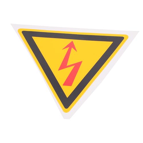 HEALSOPTHY Warnhinweis Aufkleber Elektrischer Schlag Dreieck Equipment Warnschild Selbstklebend Sicherheitsschilder für Maschinen und Anlagen Robust Lesbar HEALSOPTHY Warnhinweis Aufkleber Elektrischer Schlag Dreieck Equipment Warnschild Selbstklebend Sicherheitsschilder für Maschinen und Anlagen Robust Lesbar von HEALSOPTHY
