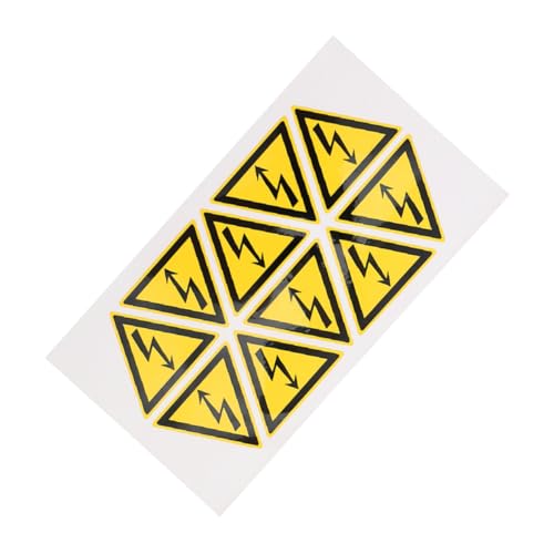 HEALSOPTHY Warnhinweis Aufkleber Elektroschocks Warnschild aus Langlebigem PP Sichtbare Sicherheitskennzeichnung für Geräte in Lager Büro Schule und Fitnessstudio HEALSOPTHY Warnhinweis Aufkleber Elektroschocks Warnschild aus Langlebigem PP Sichtbare Sicherheitskennzeichnung für Geräte in Lager Büro Schule und Fitnessstudio von HEALSOPTHY