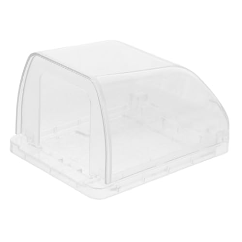 HEALSOPTHY Wasserdichte Steckdosenabdeckung Transparent Schutzbox für Außen und Badezimmer Steckdose Langlebig Stabil Einfache Montage ohne Werkzeug Hoher Durchsichtigkeitsgrad für Elegantes von HEALSOPTHY