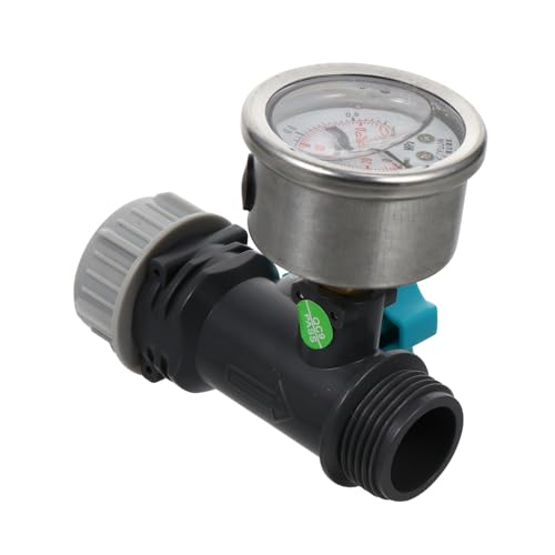 HEALSOPTHY Wasserdruckregler aus Kupfer und Abs Automatischer Druckmesser für Gartenbewässerung Langlebig Installieren Geeignet für Hochdruck Gartenschläuche und Präzise Wassersteuerung von HEALSOPTHY