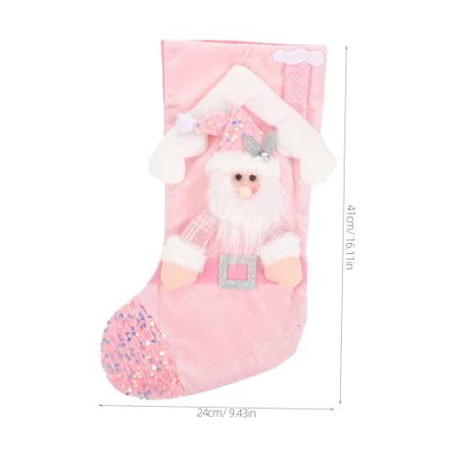 HEALSOPTHY Weihnachtsstrumpf mit Pailletten Wiederverwendbar Kinderfreundliches Cartoon-Design Leicht Aufzuhängen Vielseitig für Weihnachtsbaum Party und Geschenkbeutel Geeignet HEALSOPTHY Weihnachtsstrumpf mit Pailletten Wiederverwendbar Kinderfreundliches Cartoon-Design Leicht Aufzuhängen Vielseitig für Weihnachtsbaum Party und Geschenkbeutel Geeignet von HEALSOPTHY