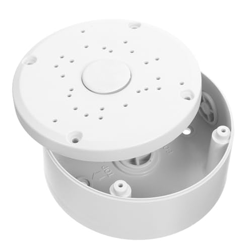 HEALSOPTHY Wetterfeste Runde Abzweigdose mit Deckenhalterung Robuste Kunststoff elektrobox für Außenbereich Kabelmanagement für Überwachungskamera Einfache Montage Staub HEALSOPTHY Wetterfeste Runde Abzweigdose mit Deckenhalterung Robuste Kunststoff elektrobox für Außenbereich Kabelmanagement für Überwachungskamera Einfache Montage Staub von HEALSOPTHY