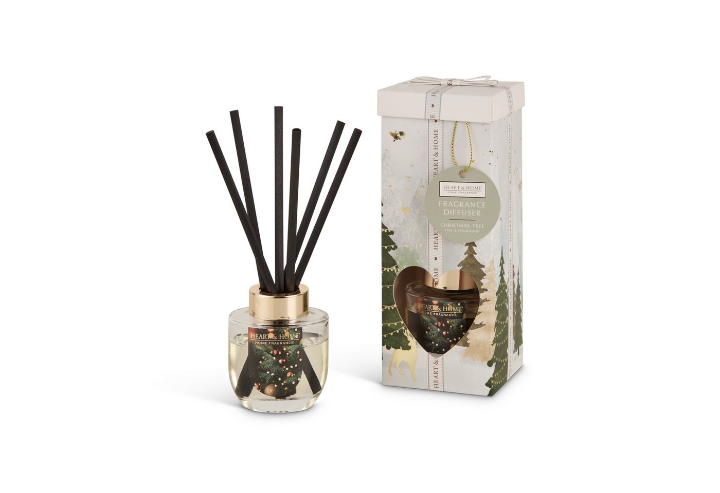 HEART & HOME Duftstäbchen 20405 - Diffuser "Christmas Tree", 70 ml (1-St) von HEART & HOME