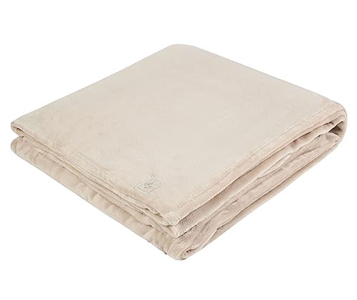 HEAT HOLDERS - Luxus Winter Warm Fell Decke 180x200cm | Bunt Decke für Sofa (Natürlich, 180 x 200 cm) von HEAT HOLDERS