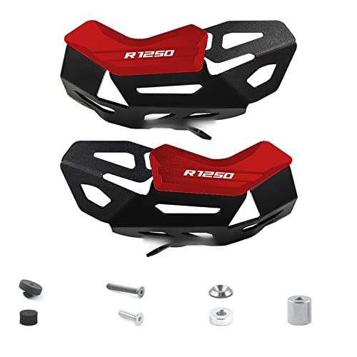 HEATE Motorrad Für BMW R1250 GS ADV Adventure R1250R R1250RS R1250RT Ganzjährig Motorschutz Zylinderkopfschutz Schutzabdeckung Schutz R1250GS Zubehör (Color : Black-Red) von HEATE