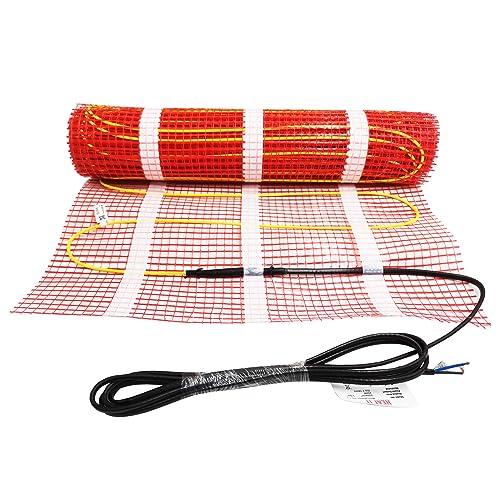 HEATIT 10 ㎡ Fußbodenheizungsmatte Elektrisch strahlendes selbstklebendes Fußbodenheizungssystem 150w/㎡ Warmmatte von HEATIT