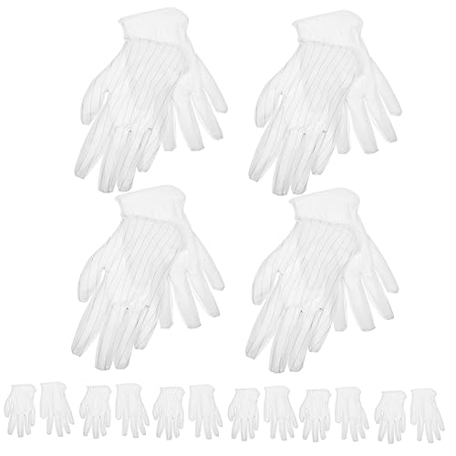 HEATSHAKING 10 Paare Mehrzweck Handschuhe Antistatischem Material Schmuck Uhren und Glasinspektion Waschbar Atmungsaktiv für Ausstellungen und Industrielle Anwendungen HEATSHAKING 10 Paare Mehrzweck Handschuhe Antistatischem Material Schmuck Uhren und Glasinspektion Waschbar Atmungsaktiv für Ausstellungen und Industrielle Anwendungen von HEATSHAKING