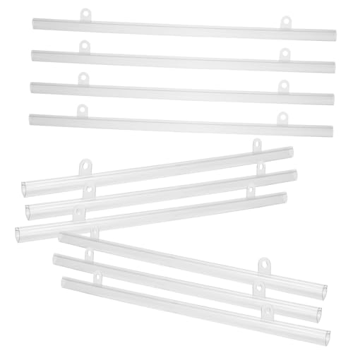 HEATSHAKING 10 Stück PVC Poster Aufhängestange für Plakate Transparente Posterrahmenschiene Zuverlässige Halterung für Werbung in Einkaufszentren Einfach Aufzuhängen Vielseitig Einsetzbar von HEATSHAKING
